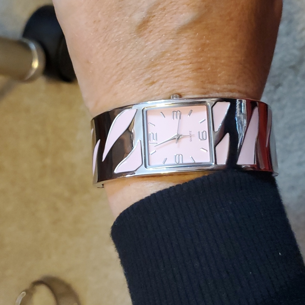 Pink Animal print watch
